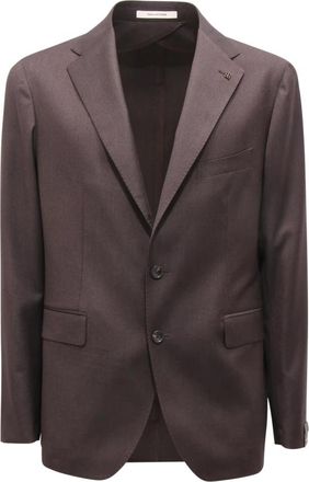 Tagliatore L6474 Abito Wool Super 110S Suit - Heren - Blazers - Bruin - XL - Jassen