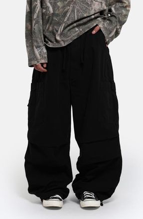 Jaded London Oversize Military Cargo Pants in Black at Nordstrom, Size X-Large