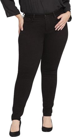 NYDJ Nydj Plus Ami Black Skinny Jean