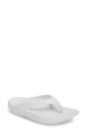 Oofos OOlala Sandal in White at Nordstrom, Size 8