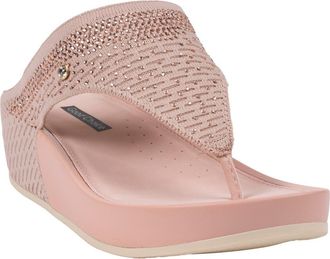 Good Choice Shoes Evanti Wedge Sandal in Blush at Nordstrom Rack, Size 9.5