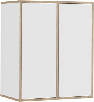 Vicco Estante De Pared Tetrix, Blanco, 63 X 75 Cm Con 2 Puertas, Vicco