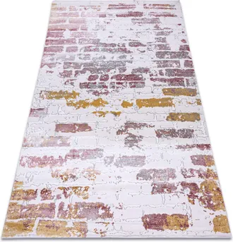 RugsX Tappeto Acrilico Dizayn Rosa Multicolour 160x230 Cm