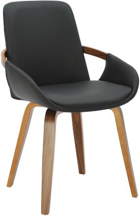 Clp Silla De Comedor Bertol Nogal/negro