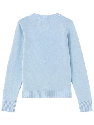 Ganni Wool Jersey Sweater - Azure