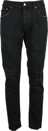 Dondup Icon Jeans - Heren - Slim Fit Jeans - Zwart - W29 - Katoen - Jeans