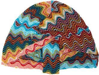 Missoni Zigzag-intarsia Knitted Head Wrap - Multicoloured - One Size