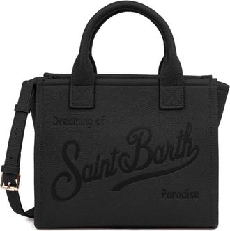 MC2 Saint Barth Midi Vanity Bag - Dames - Handtassen - Zwart - ONE Size - Leer - Tassen