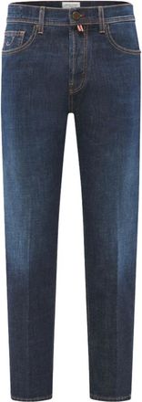 Jacob Cohen Jude Slim-fit Jeans - Heren - Jeans - Blauw - Maat: W34 Katoen