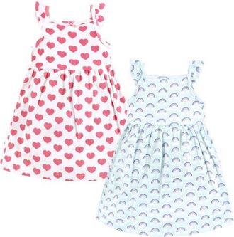 Hudson Baby 2Pk Sleeveless Dress in Cloudy Rainbow at Nordstrom, Size 12-18M