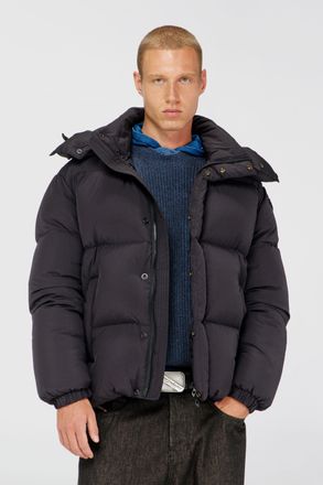 Diesel Quilted down jacket in ViralOff Taslan - Winter Jackets - Man - Grey