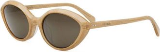 Celine Ladies Black Cat Eye Sunglasses CL40264U 59E