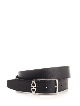 Ferragamo Black Leather Belt