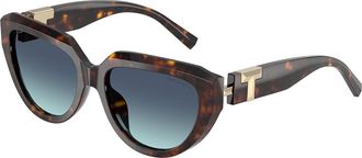 Tiffany & Co. TF4238U 84649S Womens Sunglasses Tortoiseshell Size 55