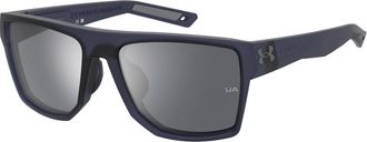 Under Armour Launch 2/G Zonnebril - Heren - Zonnebrillen - Blauw - 57 MM - Accessoires