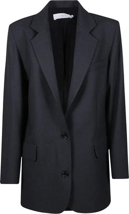 Iro Giacca Guilda gessata - Nero