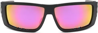 Plein Sport Sunglasses Fearless Men in Black/fuxiafluo at Nordstrom, Size +0.00