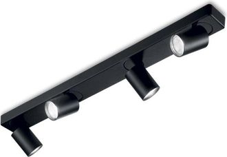 Ideal Lux Ideal Lux - rudy - Lámpara de techo de 4 luces para interior Negro, GU10