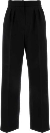Max Mara Black Stretch Wool Verbano Pant