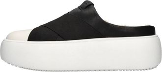 Fessura Cloud Sabot - Dames - Slip ons - Zwart - 35 EU - Leer - Schoenen