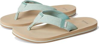 Sanuk Sawyer Womens Sandals Aqua Foam : 9 B - Medium, Leather
