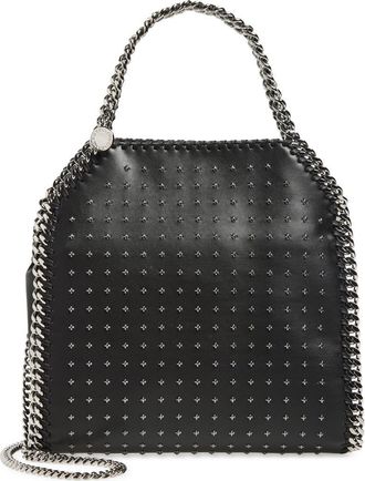 Stella McCartney Mini Rock New York Falabella Shoulder Bag in Black at Nordstrom