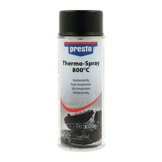 Presto Pintura En Aerosol Thermo Profesional 800gradc Negro Aerosol 400 Ml Presto (por 6)