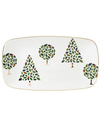 Kate Spade New York Discontinued Kate Spade New York Evergreen Hors Doeuvres Tray