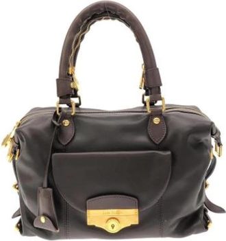 Louis Vuitton Pre-owned Vintage Handbag - Dames - Vintage Handtas - Bruin - ONE Size - Leer - Vintage