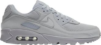 Nike Mens Air Max 90 - Running Shoes Wolf Grey/Wolf Grey/Black Size 10.0