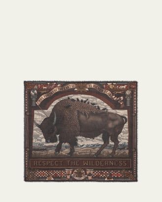Sabina Savage Secrets Of The Bison Cashmere Scarf