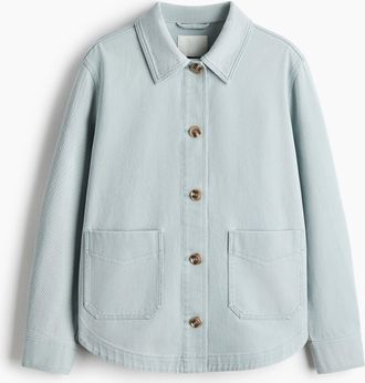 H&M Shacket - Helles Mattt&uuml;rkis
