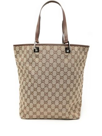 Gucci 2000-2015 GG Canvas tote bag - Brown