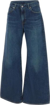 Levi's Dames, Jeans, Blauw, Maat: W28 L32 Denim