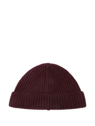 Amaranto ribbed-knit beanie - women - Fabric - One Size - Red