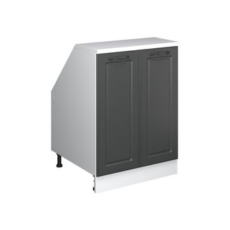 Vicco Armario De Cocina Para Techo Inclinado R-line, Antracita Casa De Campo, 60 Cm Con 2 Puertas, 60 Cm De Profundidad, Vicco