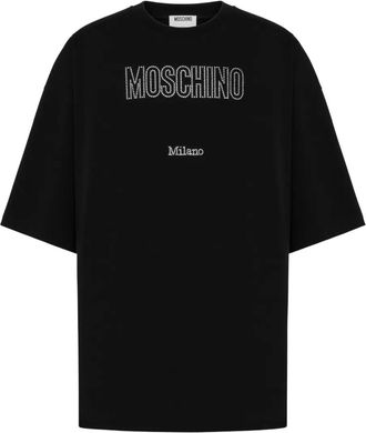 Moschino T-shirt con logo - Nero