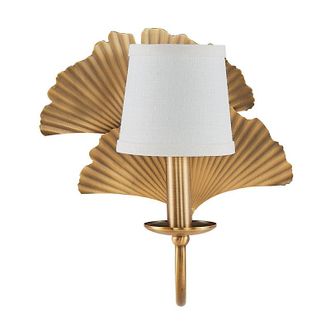 Ballard Designs Aberdeen 1-Light Candle Arm Sconce with Shade - Ballard Designs