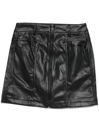 DKNY Mini-rok met A-lijn - Zwart