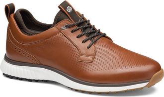 Johnston & Murphy H6 Luxe Waterproof Sneaker in Tan Waterproof Full Grain at Nordstrom, Size 10.5