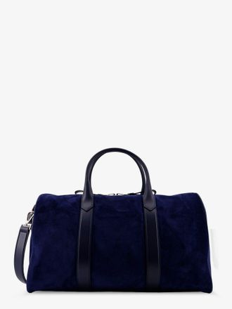 Tom Ford Borsa da viaggio in suede con logo inciso frontale - TOM FORD - gender_Man