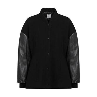 Toteme Varsity Wool Jacket - Jackets - Mujer - Negro - S