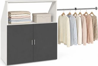 VCM Armario De Madera Con Techos Inclinados, Dacho M 90x100x52 - Vcm