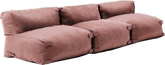 Oviala Muebles De Jard&iacute;n Modulares De Terracota De 3 Plazas. - Mixi