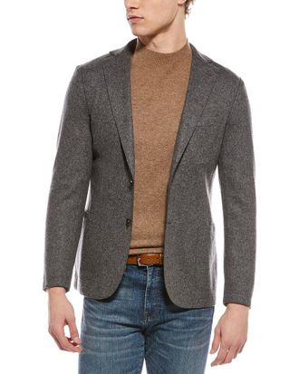 Eleventy Wool-Blend Soft Jacket
