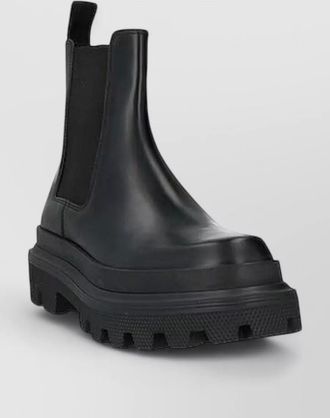 Dolce & Gabbana ankle boot chunky sole elastic panels