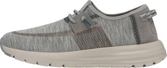 HeyDude Sirocco Dual Knit - Light Grey, Light Grey, 10 UK