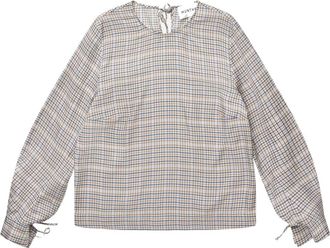 Munthe Veiling Top - Dames - Blouses & Shirts - Blauw - Maat: 2XL Viscose
