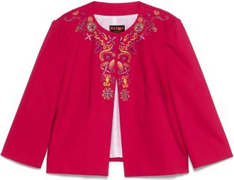 Christian Lacroix Giacca con ricamo anni 90 - Rosa