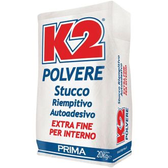 K2 Stucco bianco in polvere per interni autoadesivo 20 Kg
